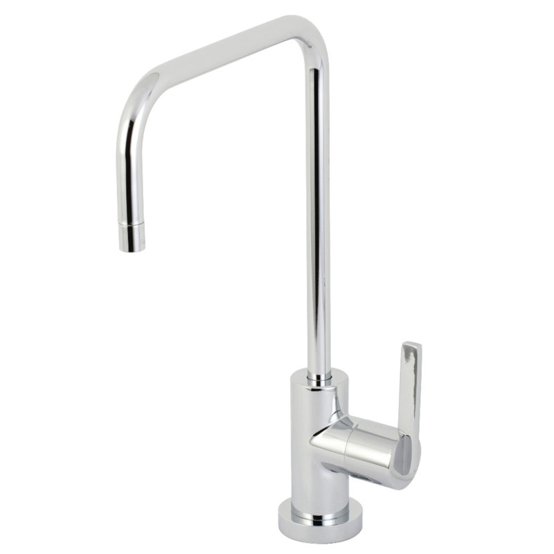 Distributeur d'eau froide à poignée simple Continental, Chrome poli