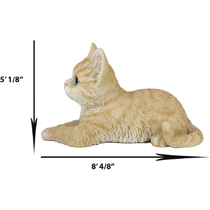 Figurine de chat Xawery, Orange