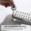 Grille linéaire moderne avec crépine et crochet de levage pour douche de salle de bain-128508926-128904203