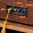 Nut-brown+Black Rectangular Solid Wood+Copper Media Players-121335598