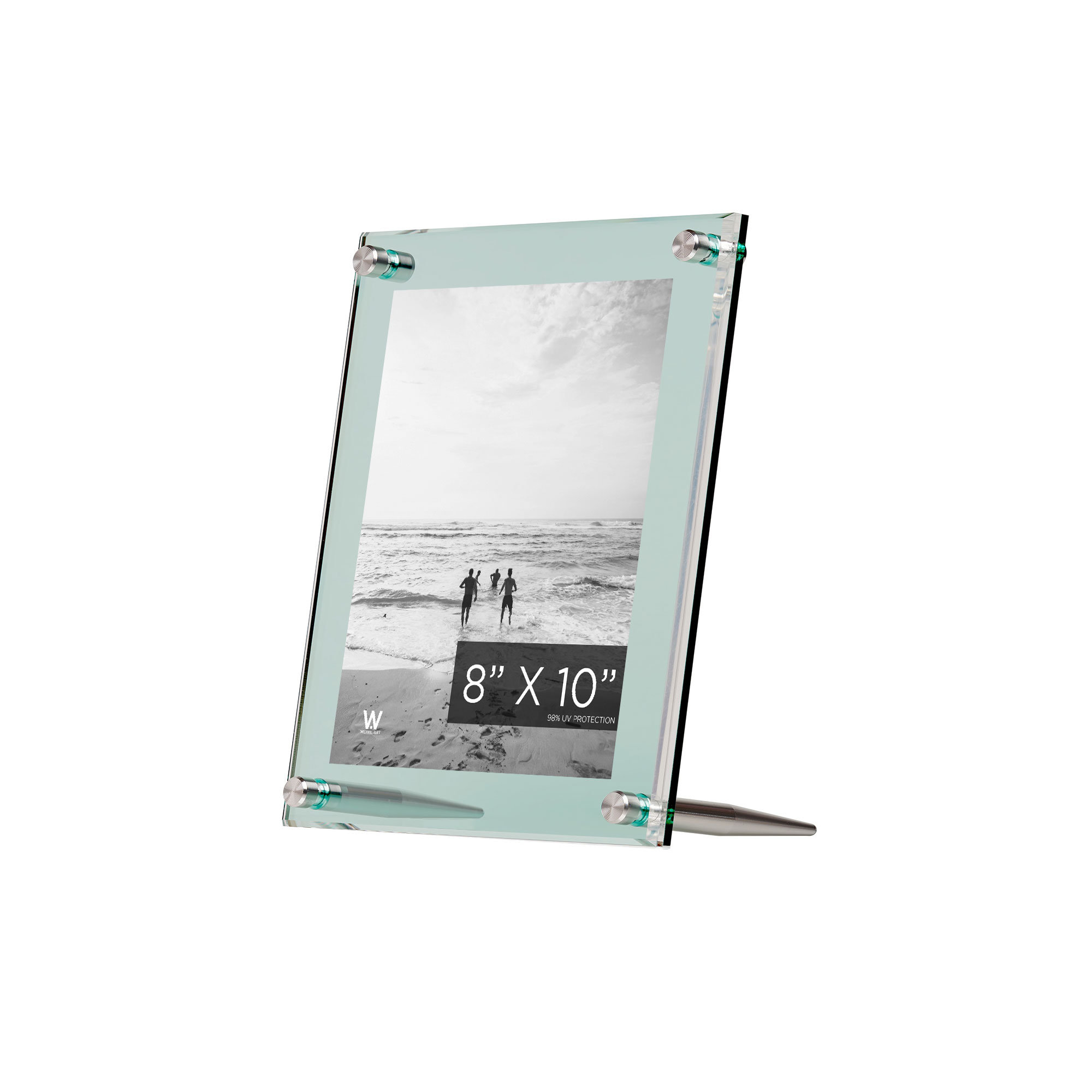 Wexel Art 8x10" Tabletop Frame with Hardware, Seaglass/Silver