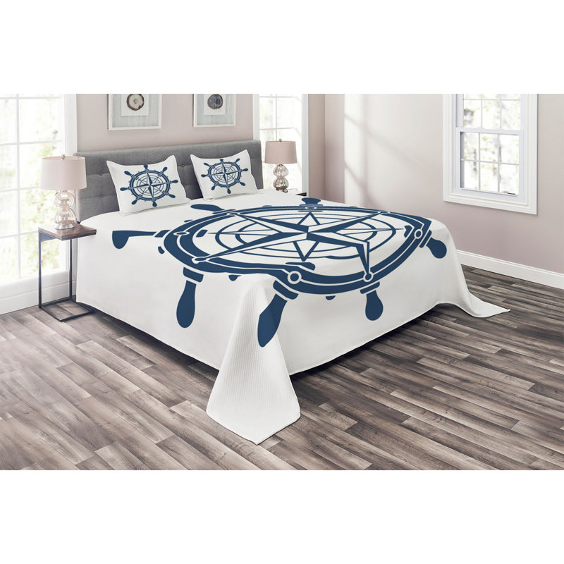 Coastal Polyester Coverlet