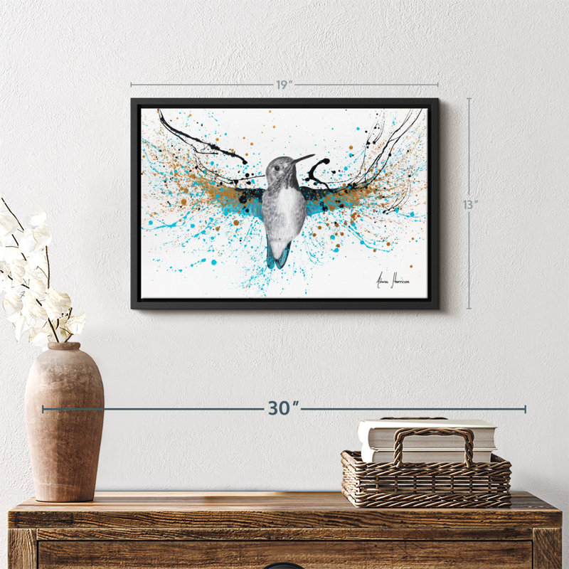 «Golden Night Hummingbird», H 13 po x l 19 po