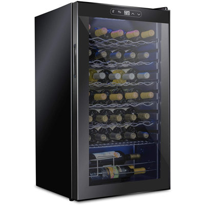 Schmécké Single Zone 18.7'' Freestanding 34 Bottle Wine Refrigerator