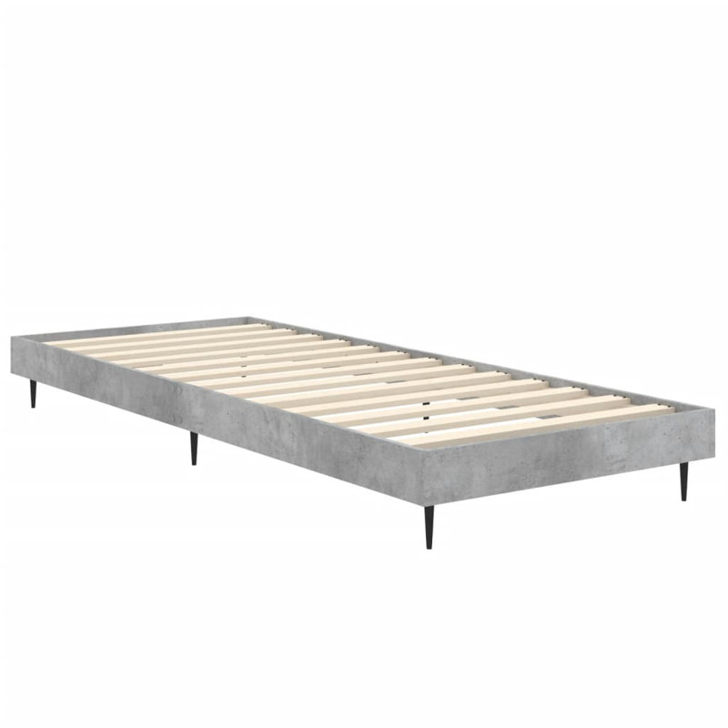 Patrice Bed, Concrete Grey, Small Single (2'6)