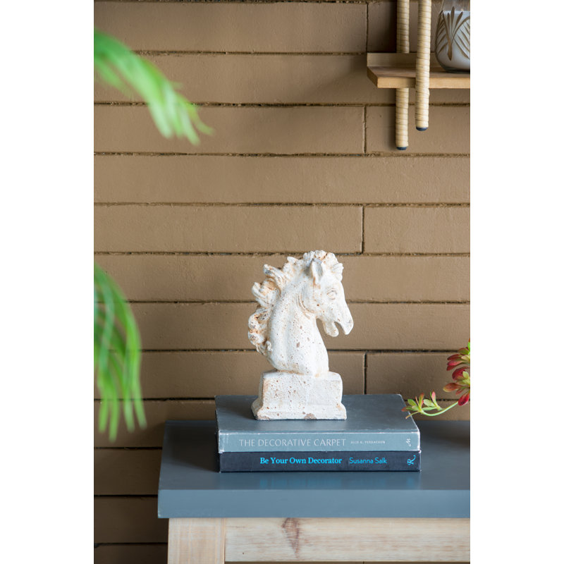 Statue buste de cheval Abidur