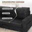 3 Seater Faux Leather Sofa