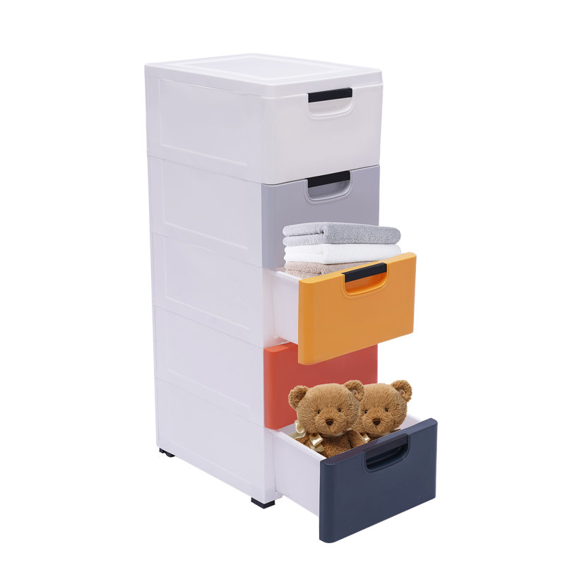 Armoire de rangement à 5 tiroirs en plastique Patak