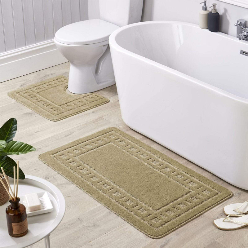 Non-Slip Bath Mat, Brown