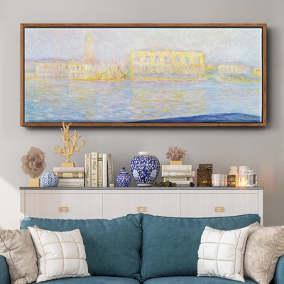 The Doges' Palace Seen from San Giorgio Maggiore, 1908 01 - Framed Canvas