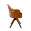 Fauteuil pivotant rembourré Oran-61798432