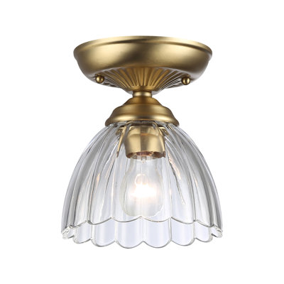 Plafonnier semi-encastré 1 lumière Zanera