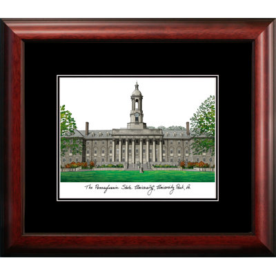 Cadre photo de lithographie ncaa penn state nittany lions academic