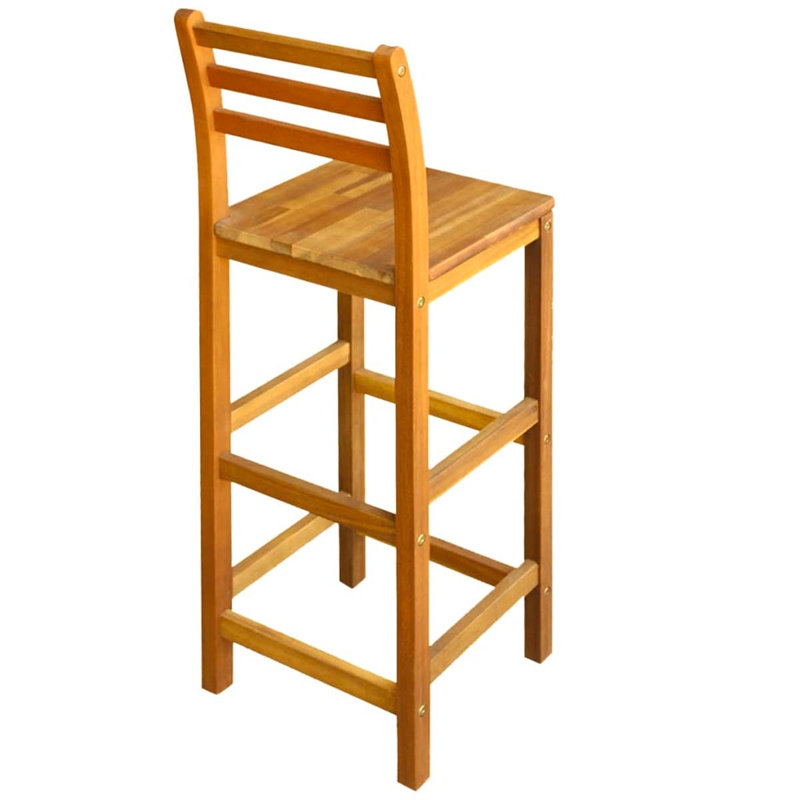 Sazerac Solid Wood Bar Stool with Solid Wood Frame