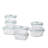 Glasslock Oven and Microwave Safe Glass Food Storage Containers 14 Piece Set