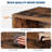 71.4" Tall 6-Tier Wood Bookcase, Slim Industrial Bookshelf with Anti-Tip Design-45824796