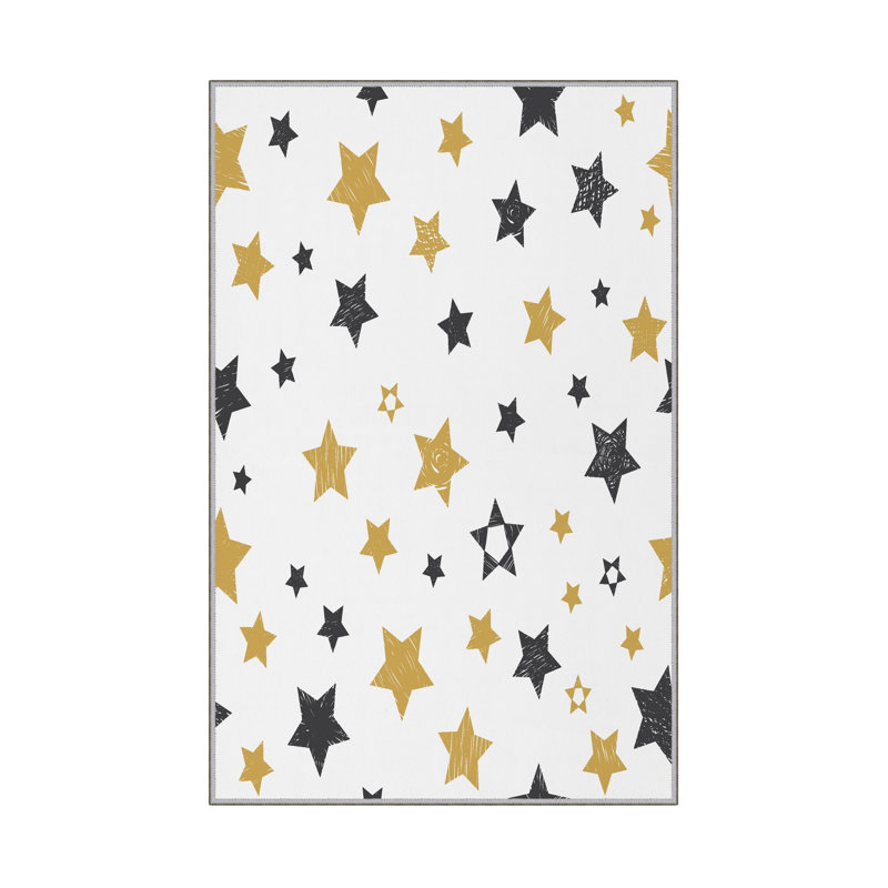 Premium Hall Carpet, 3.3 x 6.6 Feet, 100% Polyester, 0.3 in Pile Height | Antibacterial, Non-Slip Underside, Machine Washable | Elegant 3D Digital Print Design, Perfect for Entryways & Living Rooms