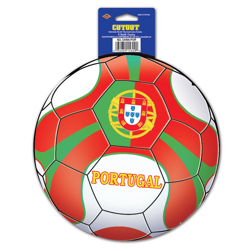 Accroche découpé de football, Portugal