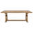 Fremont Brown Trestle Rectangular Dining Table