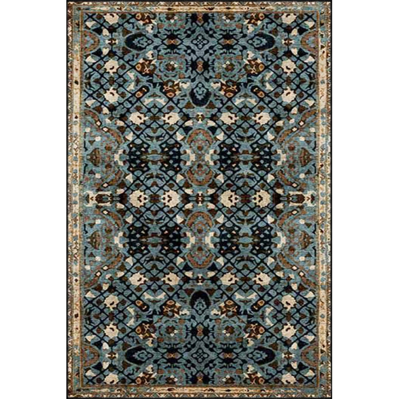 Modern Decorative Living Room With Ethnic Patterns, Rectangle 2'4" x 4'