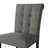 Black Wooden Dining Chair With Linen Cover-1465499064