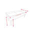 Banc de repose-pieds Carlson Carlson