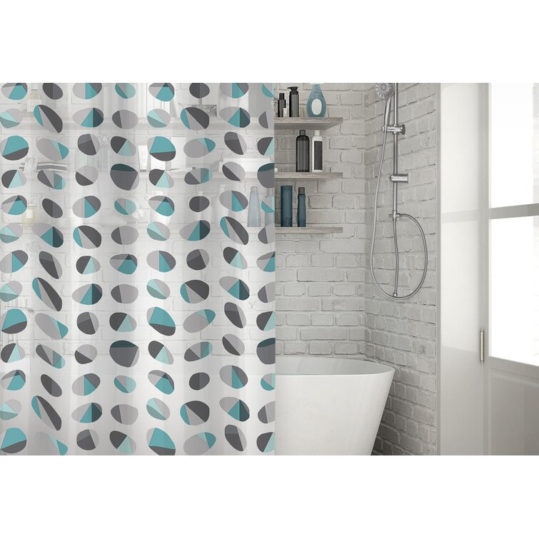 Wade Logan® Brackmann Abstract Shower Curtain & Reviews