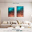 Corail brulé et bleu sarcelle-108666654