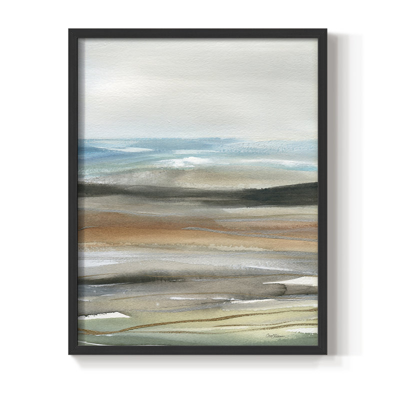 Nature's Many Layers I Framed Print - Solid Wood, Black, 28" H x 22" W