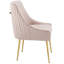 Chaise de salle à manger rembourrée Discern-1151335383