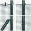 Vidaxl Welded Wire Fence With 7 Posts Steel-114858301-114858309