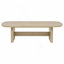 Ensemble de table basse et de table de bout 2 pièces Beige Oak