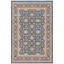 Tapis traditionnel à motif floral intégral Sorrel, couleur marine, ivoire, or, vert et rose, lavable à la machine, antidérapant, à poils courts, idéal pour l'intérieur et l'extérieur, adapté aux animaux domestiques, pour salon, chambre, salle à manger, entrée, couloir, bureau.-81847091