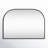 Sabine Metal Wide Arch Wall Mirror-87050929-87050936