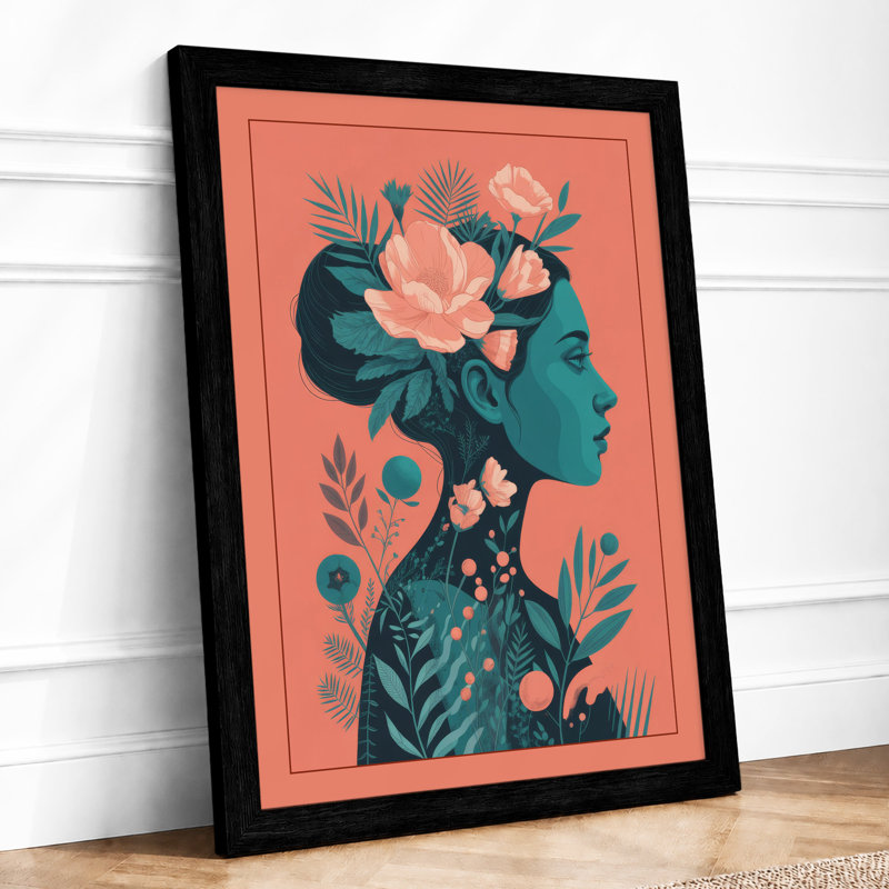 Mind Botanical - Print, A2 - 59.4 x 42.0 cm, Black