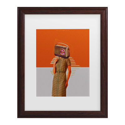 Spacerocket Art  599 Matted Framed Art