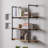 Graysie 3 Piece Walnut Floating Shelf