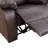 Brown PU Leather Couch Living Room Sofa