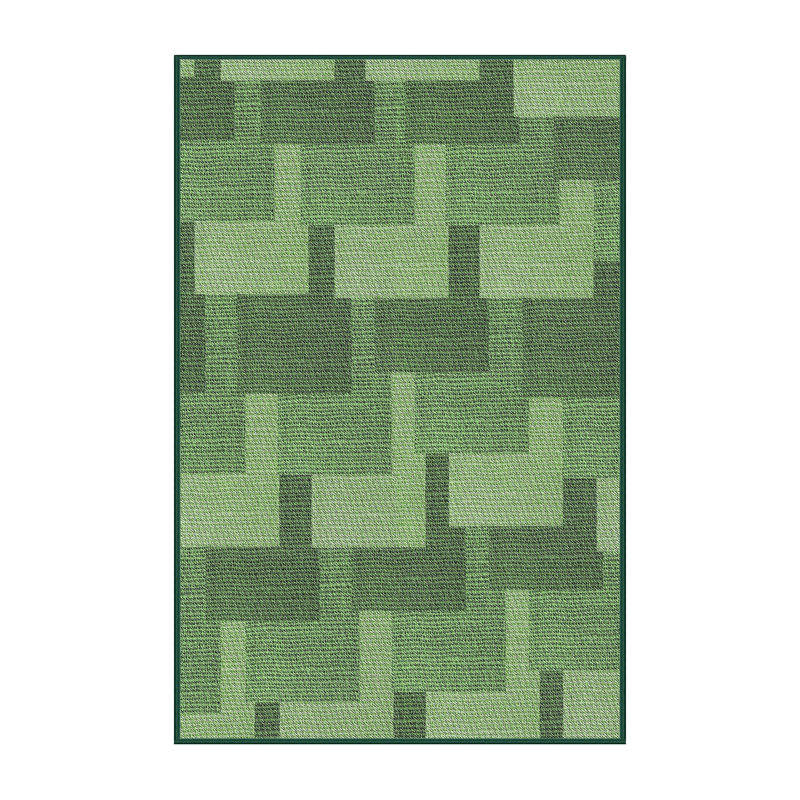 Geometric Indoor Rug, Rectangle 7' x 9'