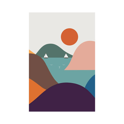 «Cat Landscape» par Lim Heng Swee, impression sur toile tendue