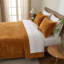 Ensemble de couvre-lit Zera & Velvet 7 pièces - Caramel, Grand lit Queen
