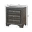 Table de chevet en bois massif 1 pièce Nickel-1015528167