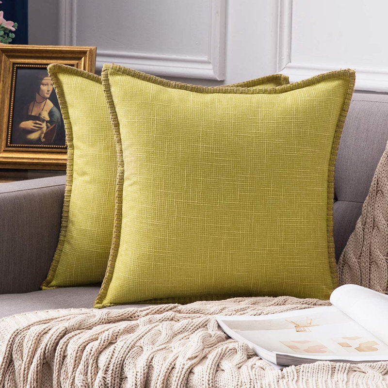 Pillow Cover, Lemon, 20"H x 20"W