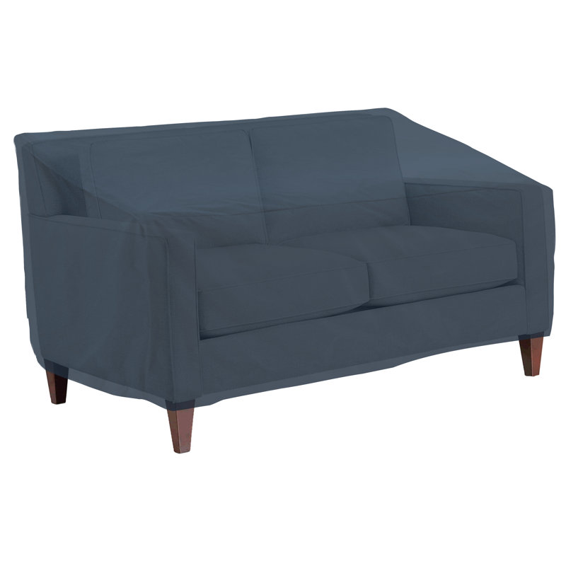 Outdoor Patio Bench Cover, 78.7cm H x 264.2cm W x 83.8cm D, Blue