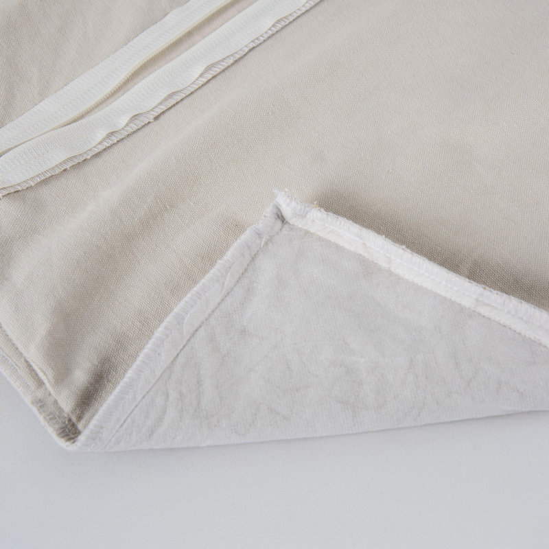 Coussin en coton, Polyester, Naturel / floral brun