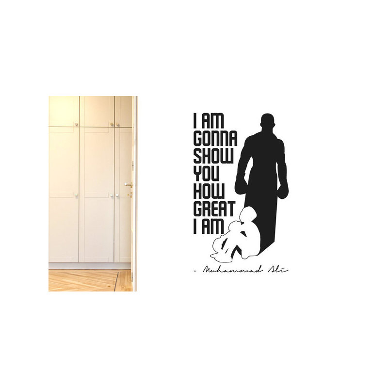Non-Wall Damaging Wall Decal, Black, Large