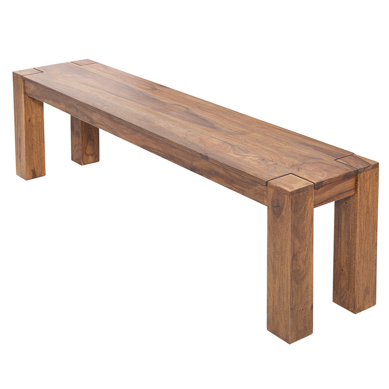 Theda Wood Bench, 45cm H x 160cm W x 35cm D
