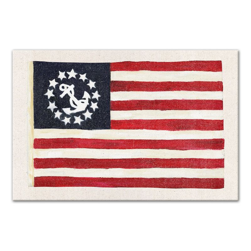 «Anchor Flag», impression sur toile tendue, H 16 po x l 20 po x P 1,25 po