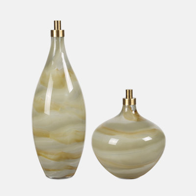 Meggett Glass Bottles Set