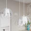Amrah 3 - Light Silver Sphere Pendant